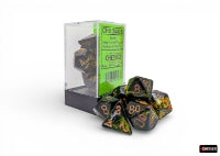 Chessex Brush Polyhedral Deep Forest/gold 7-Die Set