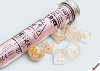 Chessex Borealis Champagne/white Polyhedral 7-Dice Set