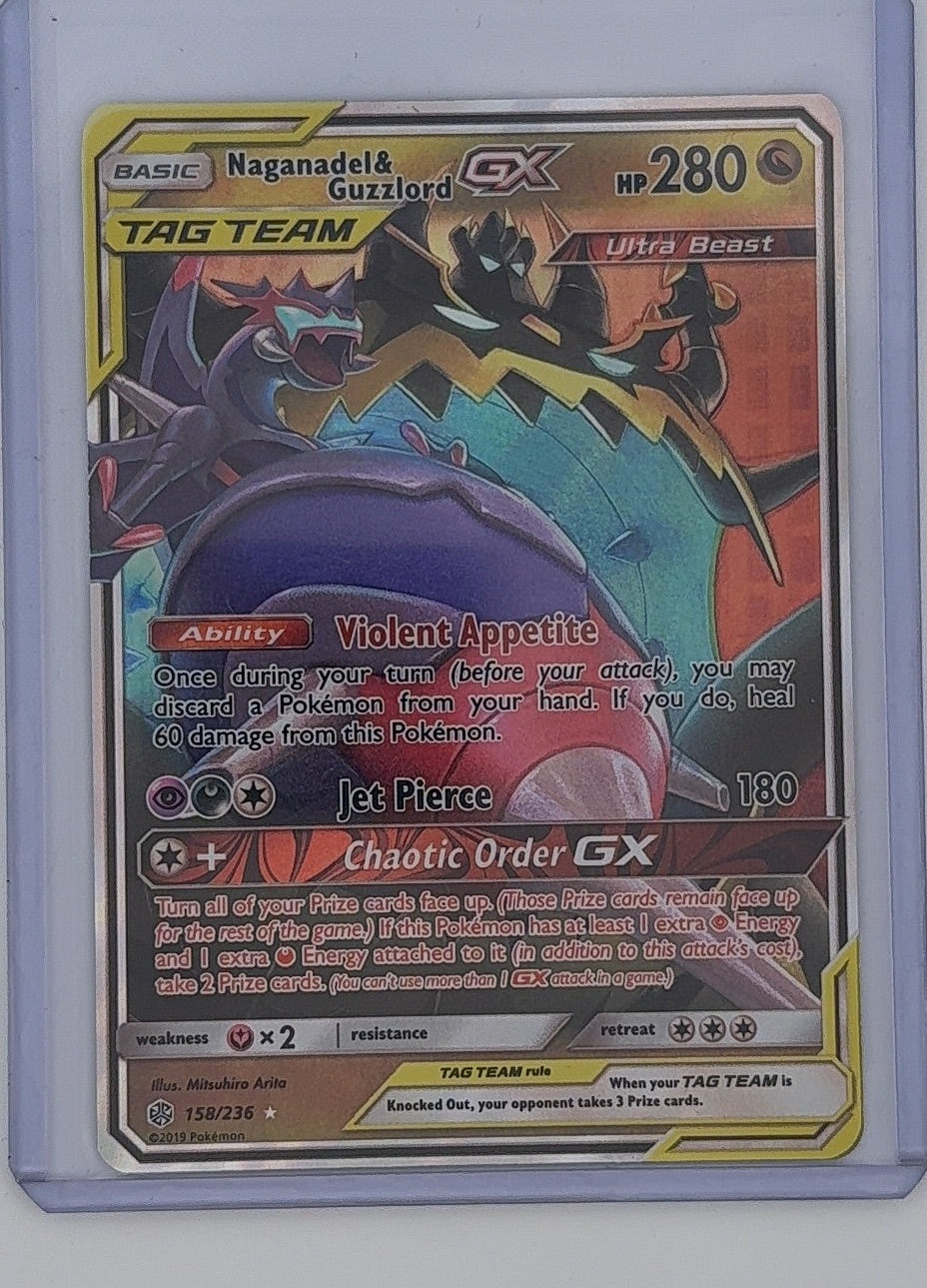 Naganadel & Guzzlord GX #158/236 — front