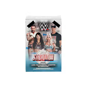 2026 Topps Stadium Club WWE Wrestling Value Box