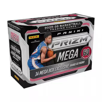 2025/26 Panini Prizm Basketball Mega Box (Orange Ice Prizms!)