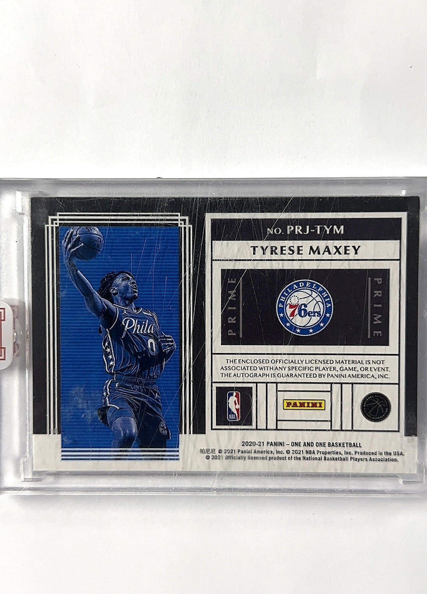 Tyrese Maxey /49 One and One — back