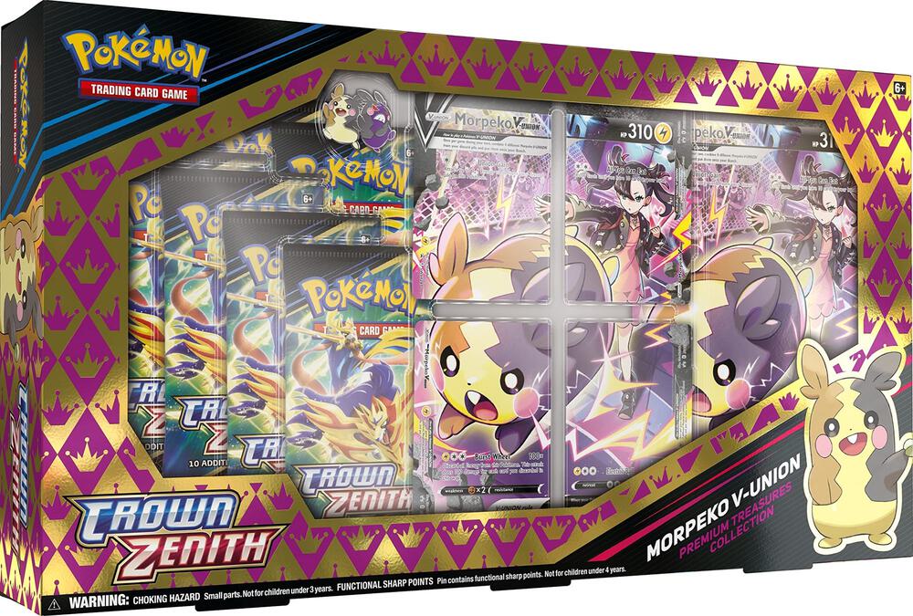Morpeko V-UNION Premium Treasures Collection - SWSH: Crown Zenith (CRZ)