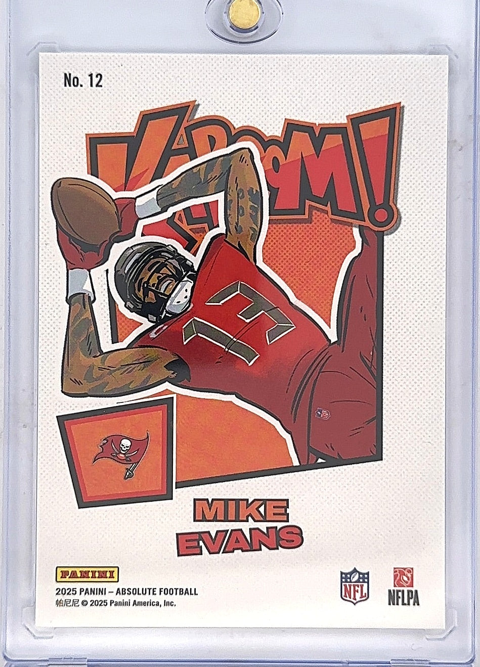 2025 Panini Absolute Kaboom Horizontal Mike Evans #12 — back