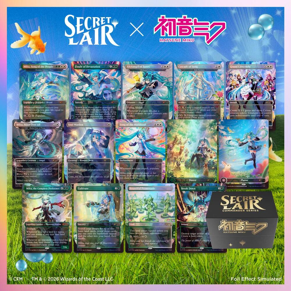 Secret Lair Commander Deck: Hatsune Miku - Secret Lair Drop Series (SLD)