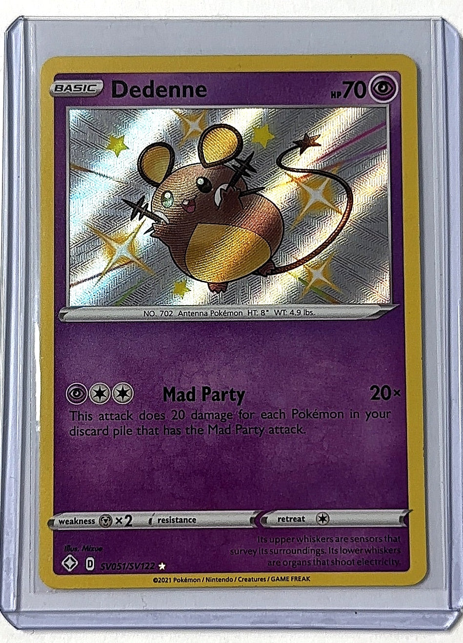 Dedenne #SV051/SV122 — front