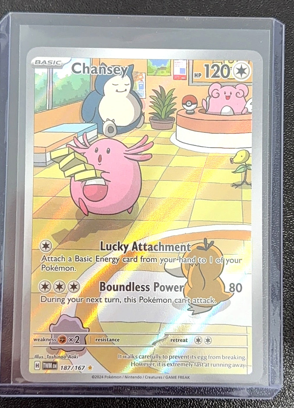 Chansey - 187/167 #187/167 — front