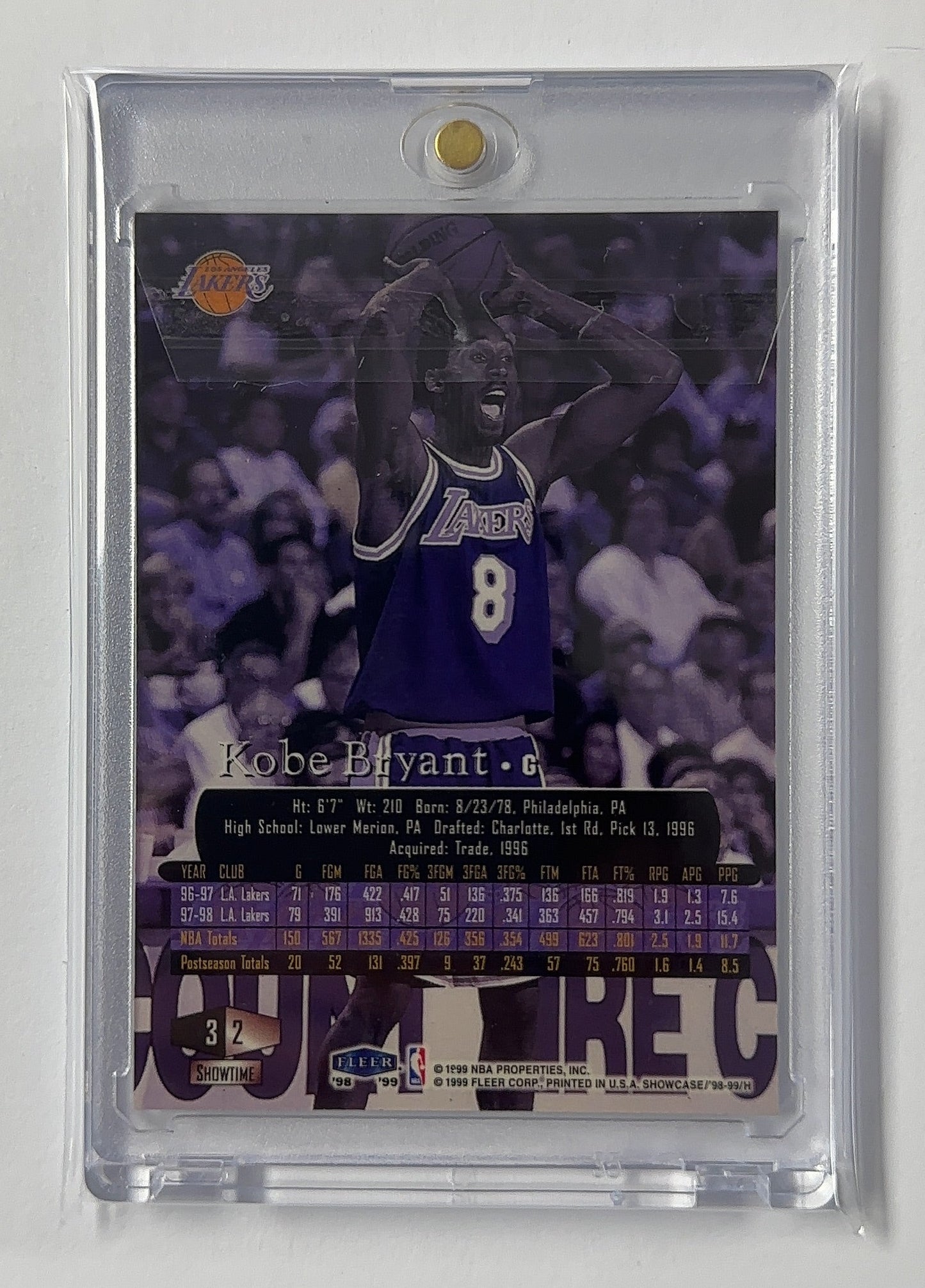 Kobe Bryant Showcase — back