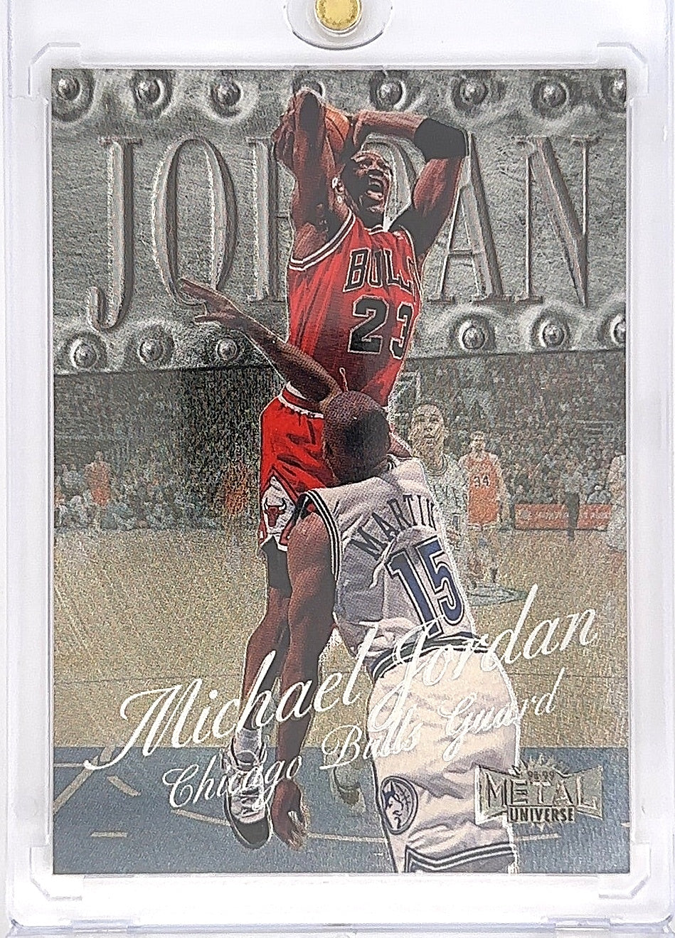 1998-99 Skybox Metal Universe Michael Jordan #1 — front