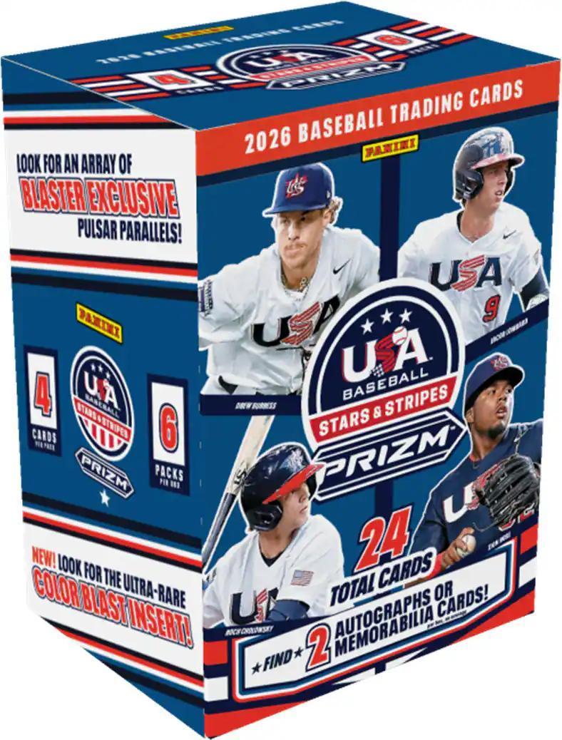 2026 Panini Prizm Baseball USA Stars and Stripes Blaster Box