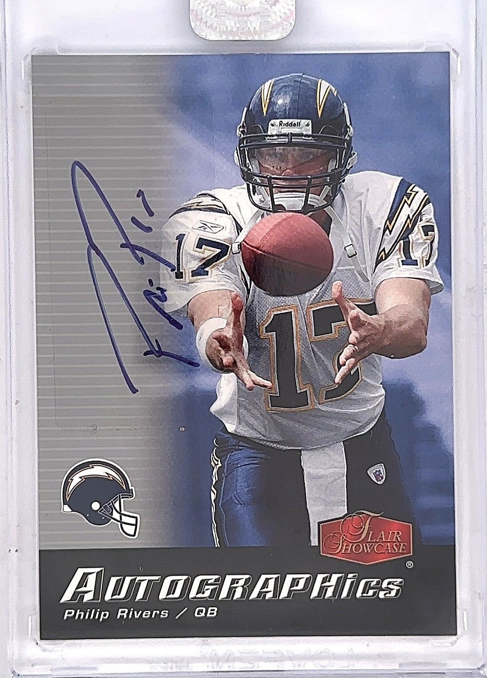 Philip Rivers Flair Showcase Autographs — front