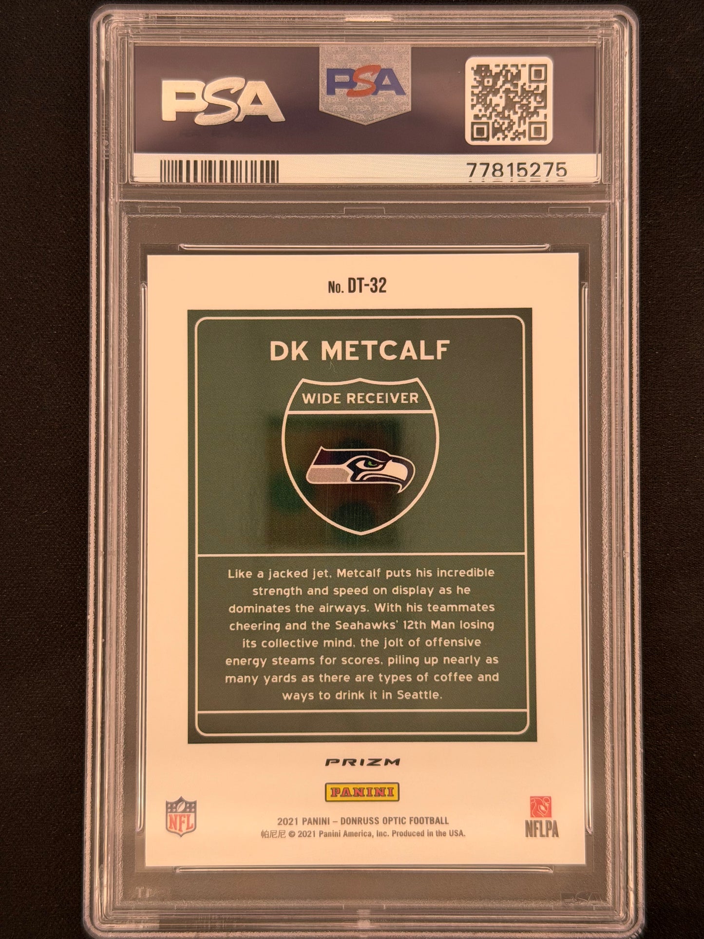 DK Metcalf Optic — back