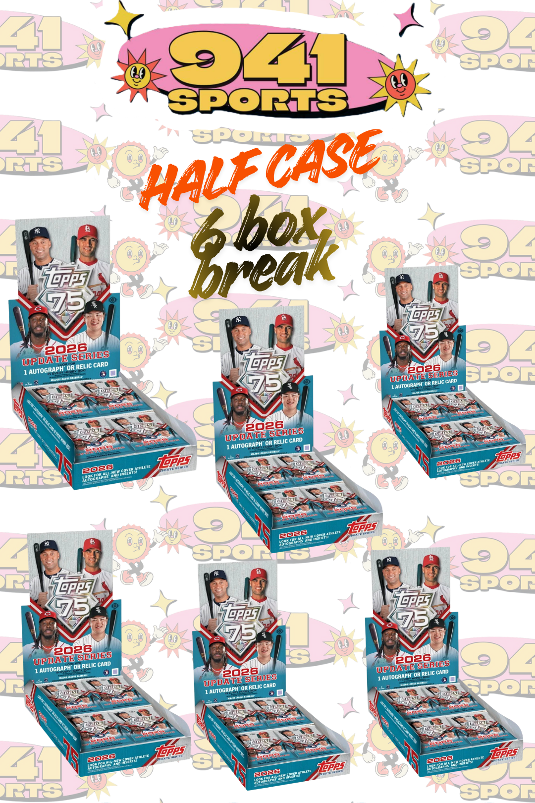 2026 Update Series Baseball Half Case Break - PYT1072 (READ)