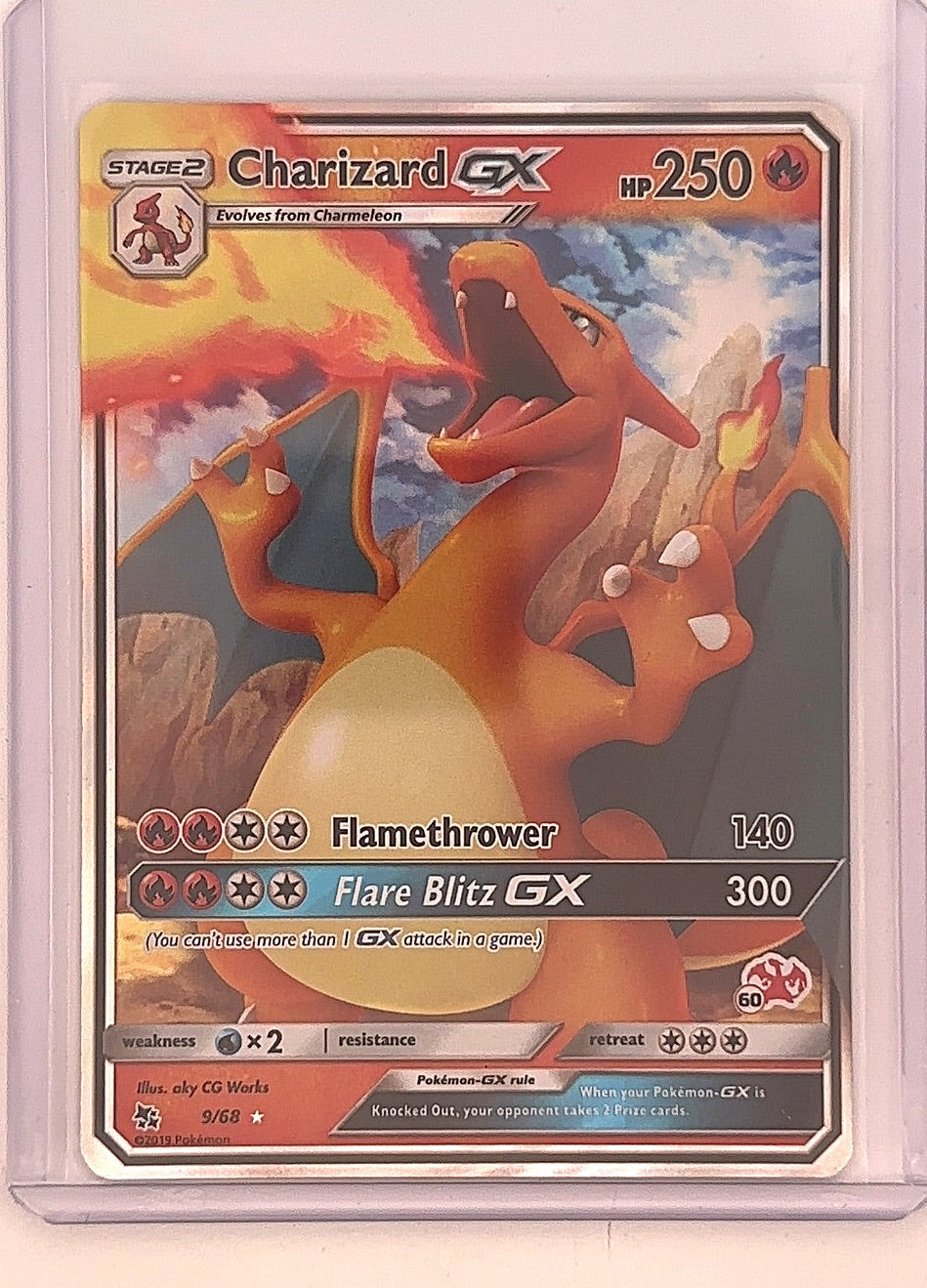 Charizard GX #9/68 — front