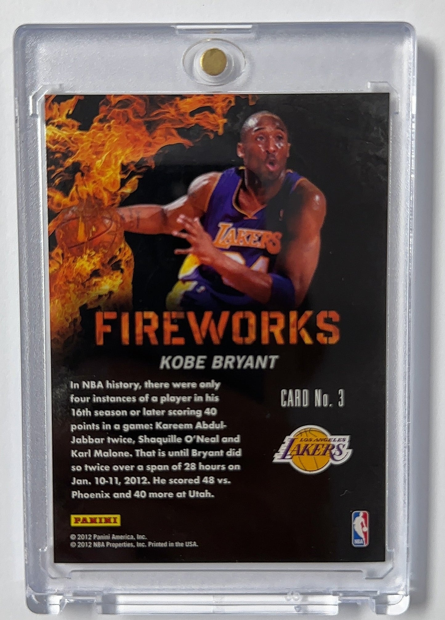 Kobe Bryant Past & Present — back