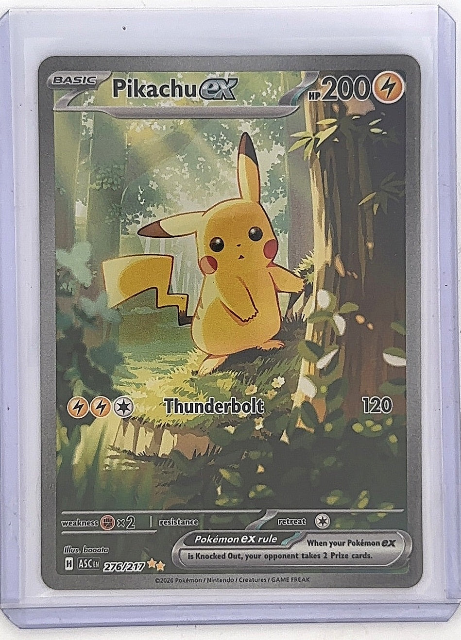 Pikachu ex - 276/217 #276/217 — front