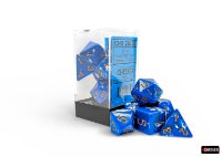 Chessex Brush Polyhedral Wavebreak/gold 7-Die Set