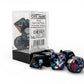 Chessex Brush Polyhedral Dark Side/blue 7-Die Set