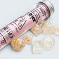 Chessex Borealis Champagne/white Polyhedral 7-Dice Set