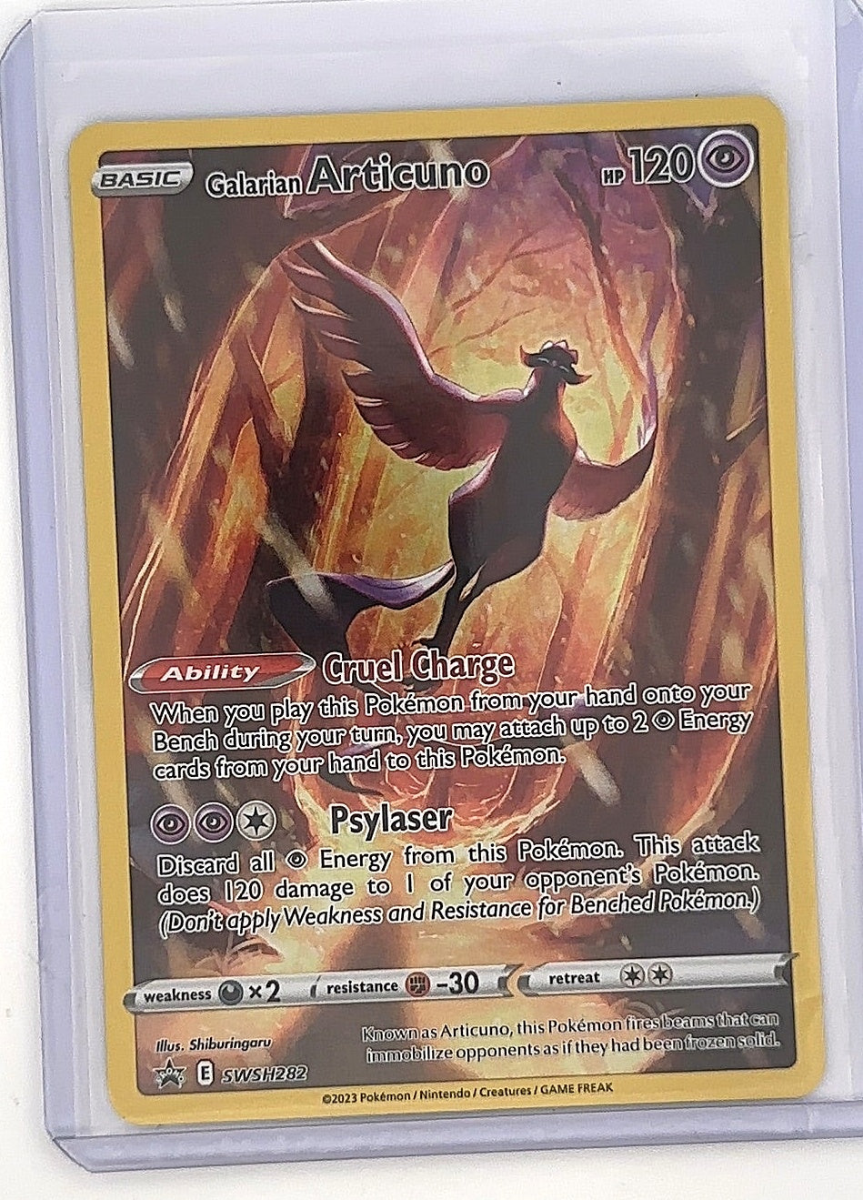 Galarian Articuno - SWSH282 #SWSH282 — front