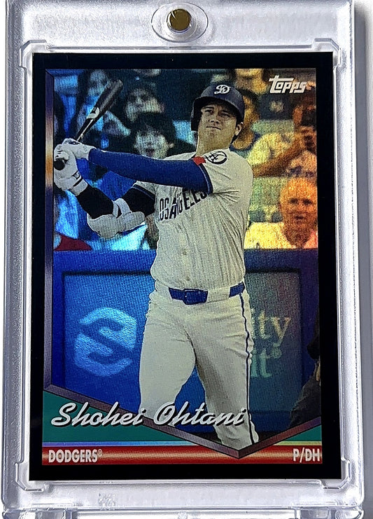 2024 Topps Archives Shohei Ohtani [Black Foilboard] #250 — front
