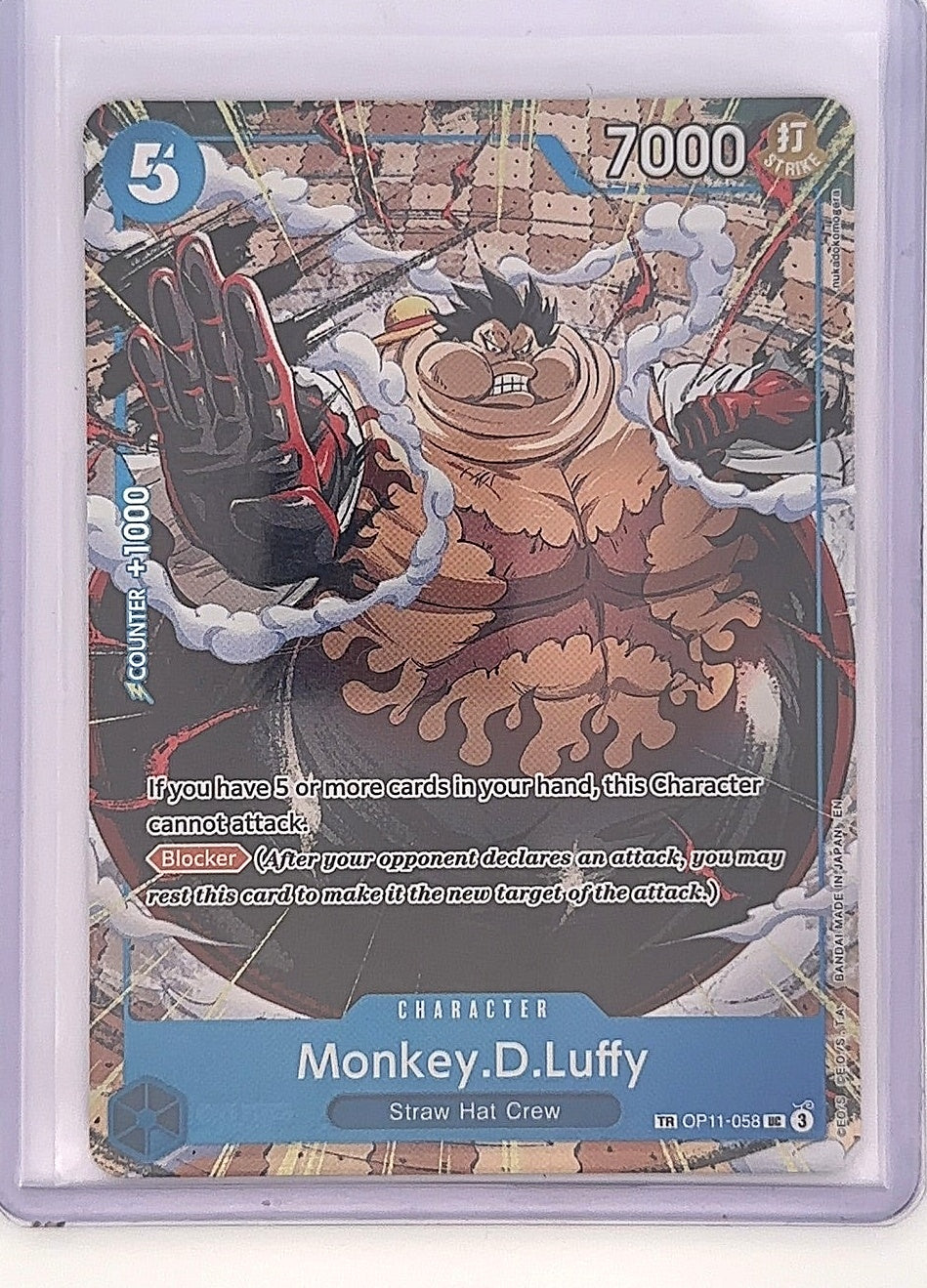 Monkey D Luffy OP11-058 — front