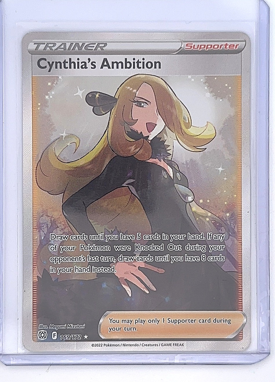 Cynthia's Ambition (Full Art) #169/172 — front