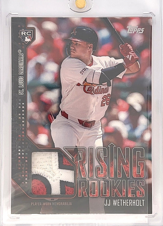 2026 Topps Update Rising Rookie Relic JJ Wetherholt #RRR-JW — front