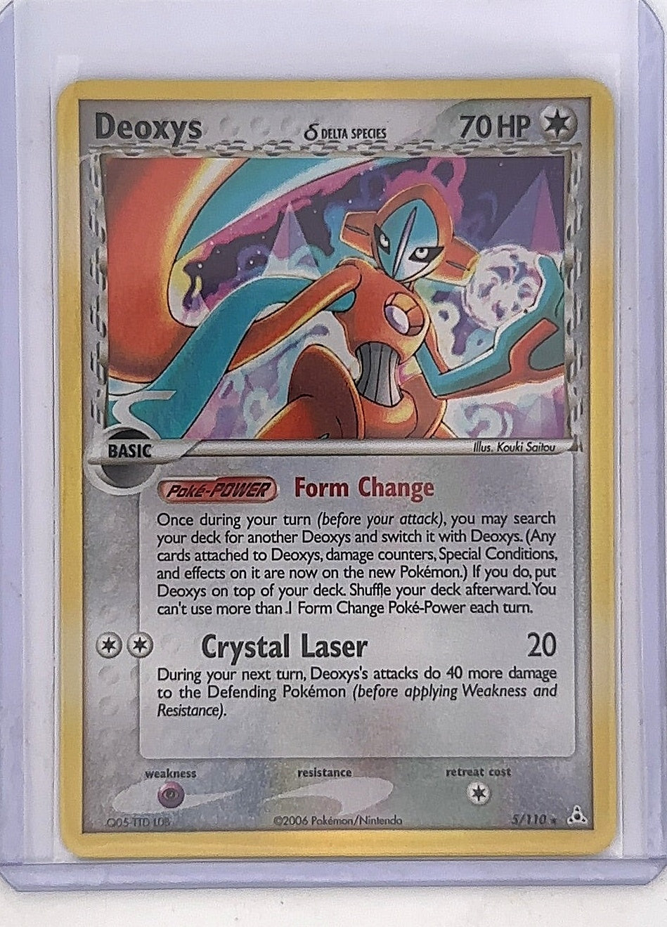 Deoxys (Delta Species - Normal Forme) #5/110 — front