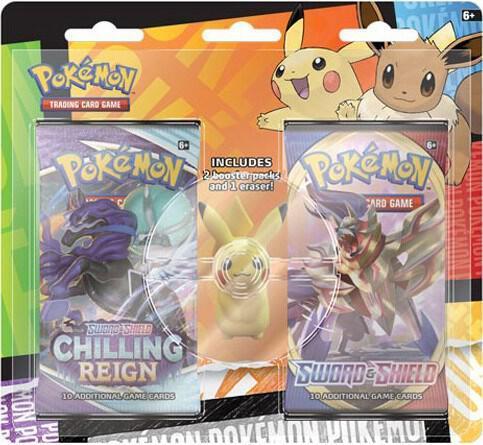 Pokemon TCG: Back to School Eraser Blister [Random] - Miscellaneous Cards & Products (MCAP)