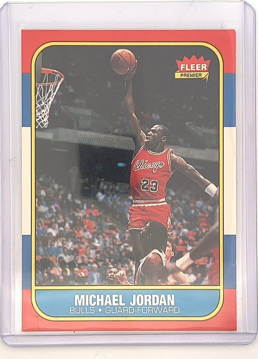 1986 Fleer Michael Jordan #57 — front