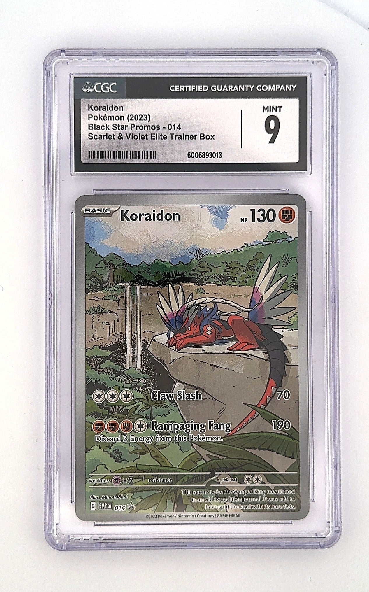 Koraidon - 014 #014 CGC MINT 9 — front
