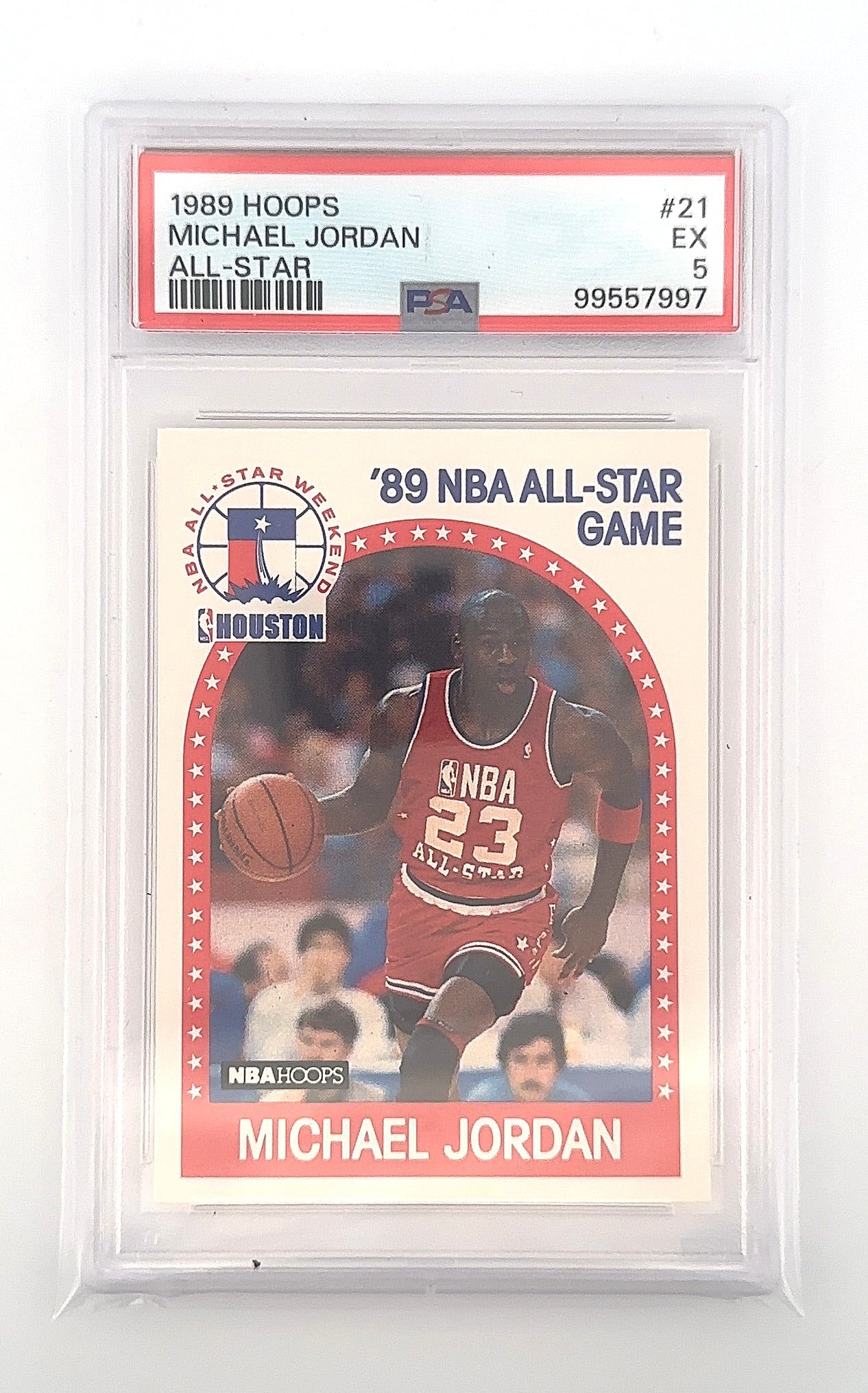 1989 Hoops All-Star Panels Michael Jordan #21 PSA 5 — front