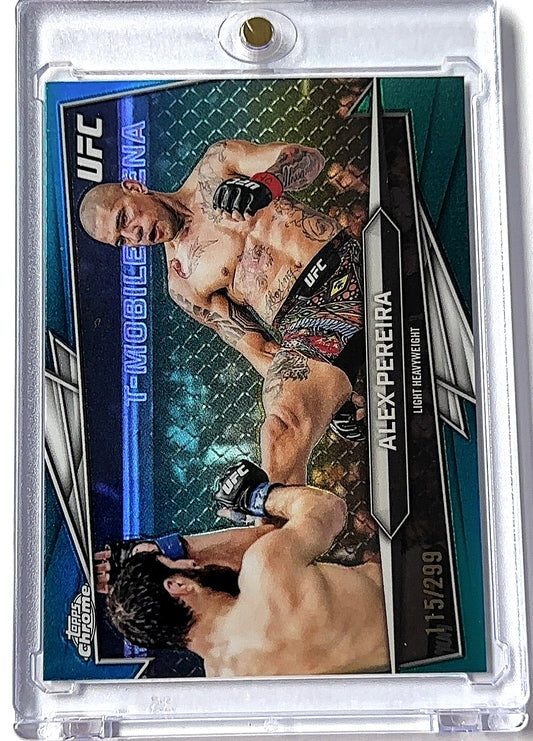 Alex Pereira Topps Chrome /299 — front