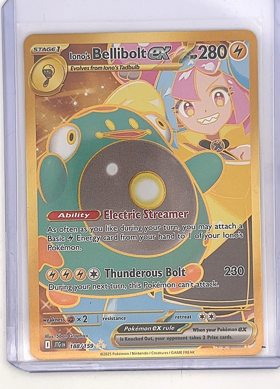 Iono's Bellibolt ex - 188/159 #188/159 — front