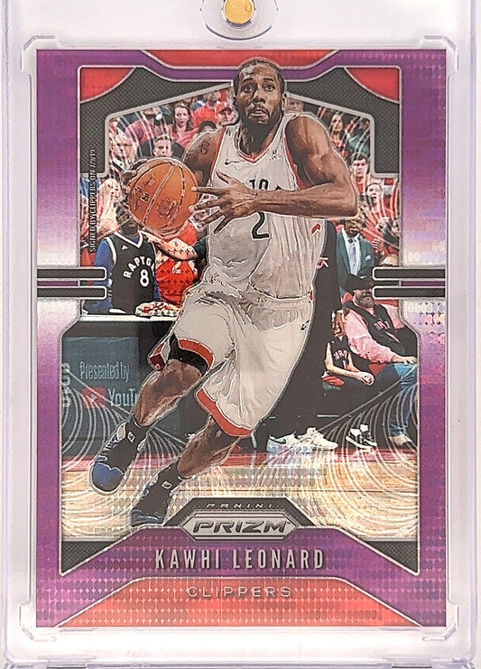 2019 Panini Prizm Kawhi Leonard [Fast Break Prizm Pink] #149 — front