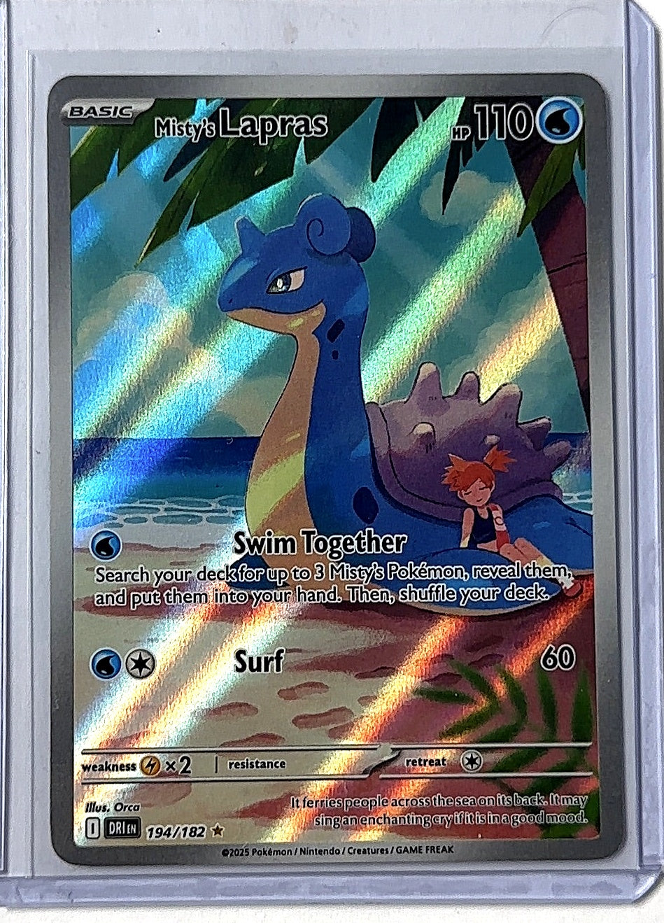 Misty's Lapras - 194/182 #194/182 — front