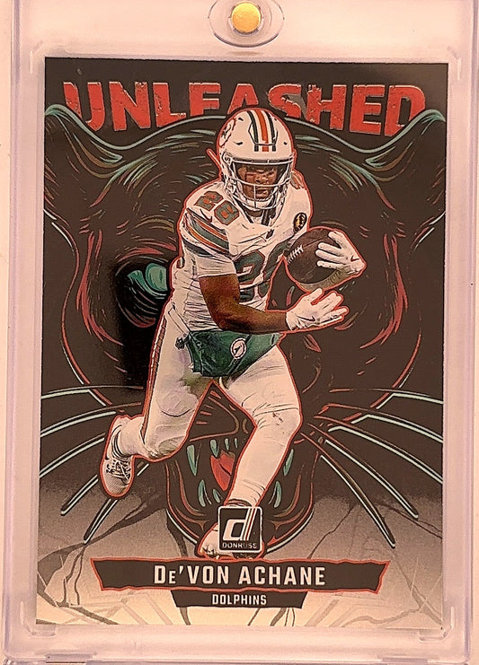 2025 Panini Donruss Unleashed De'Von Achane #21 — front