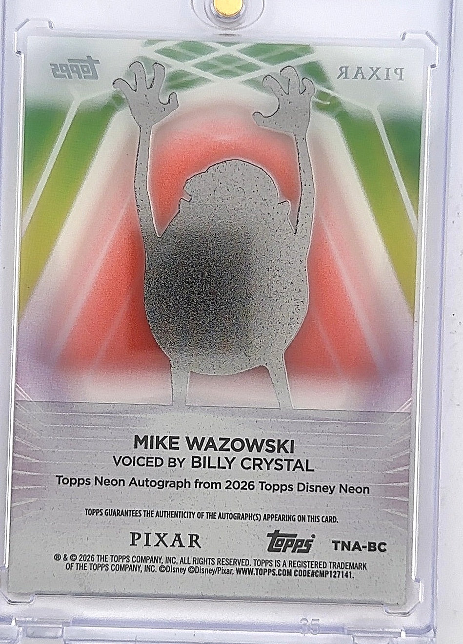Mike Wazowski Auto /5 Neon — back