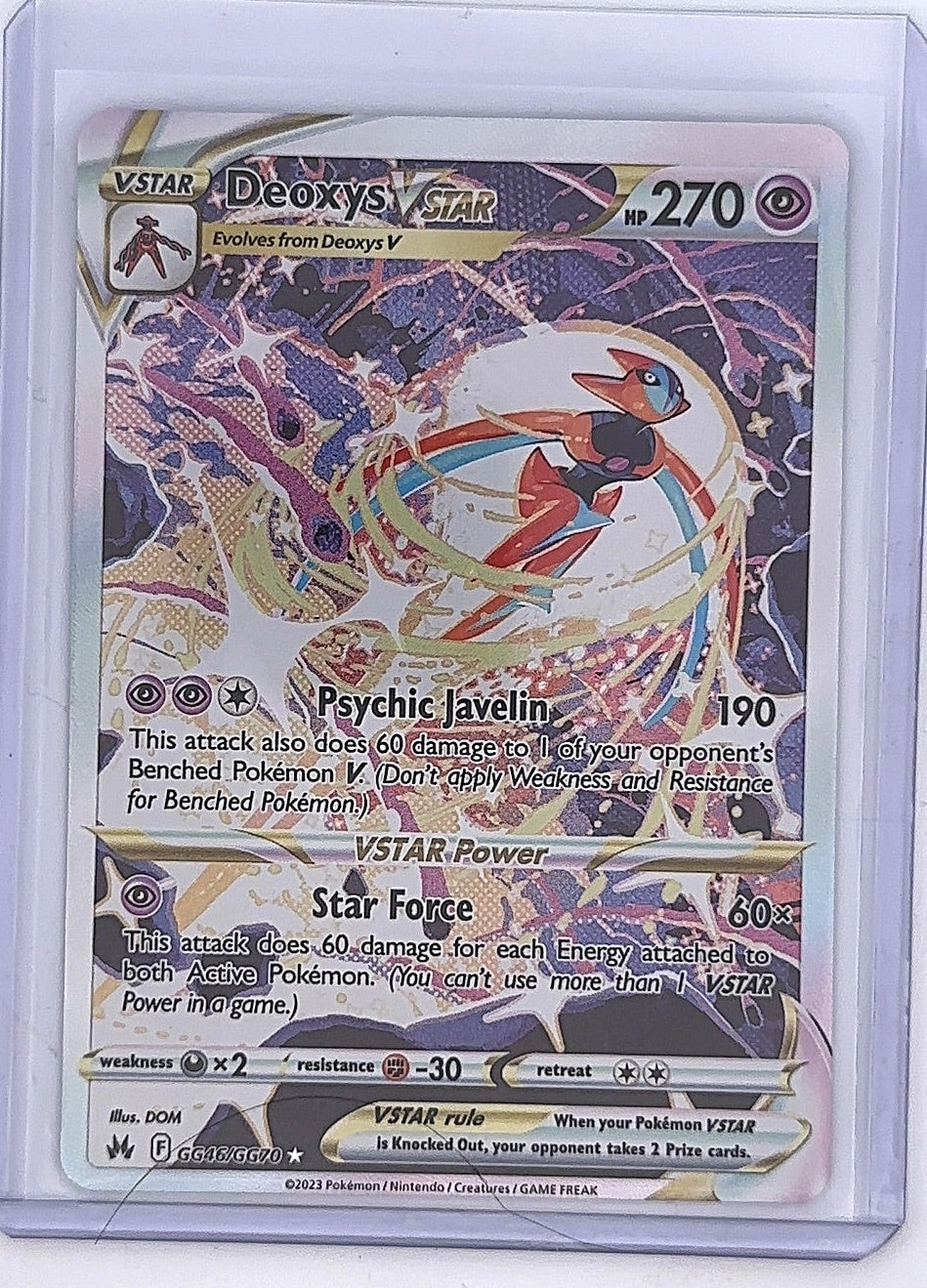 Deoxys VSTAR #GG46/GG70 — front