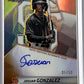2025 Bowman's Best Autograph Josuar Gonzalez [Gold Refractor] #B25-JG AUTO — front