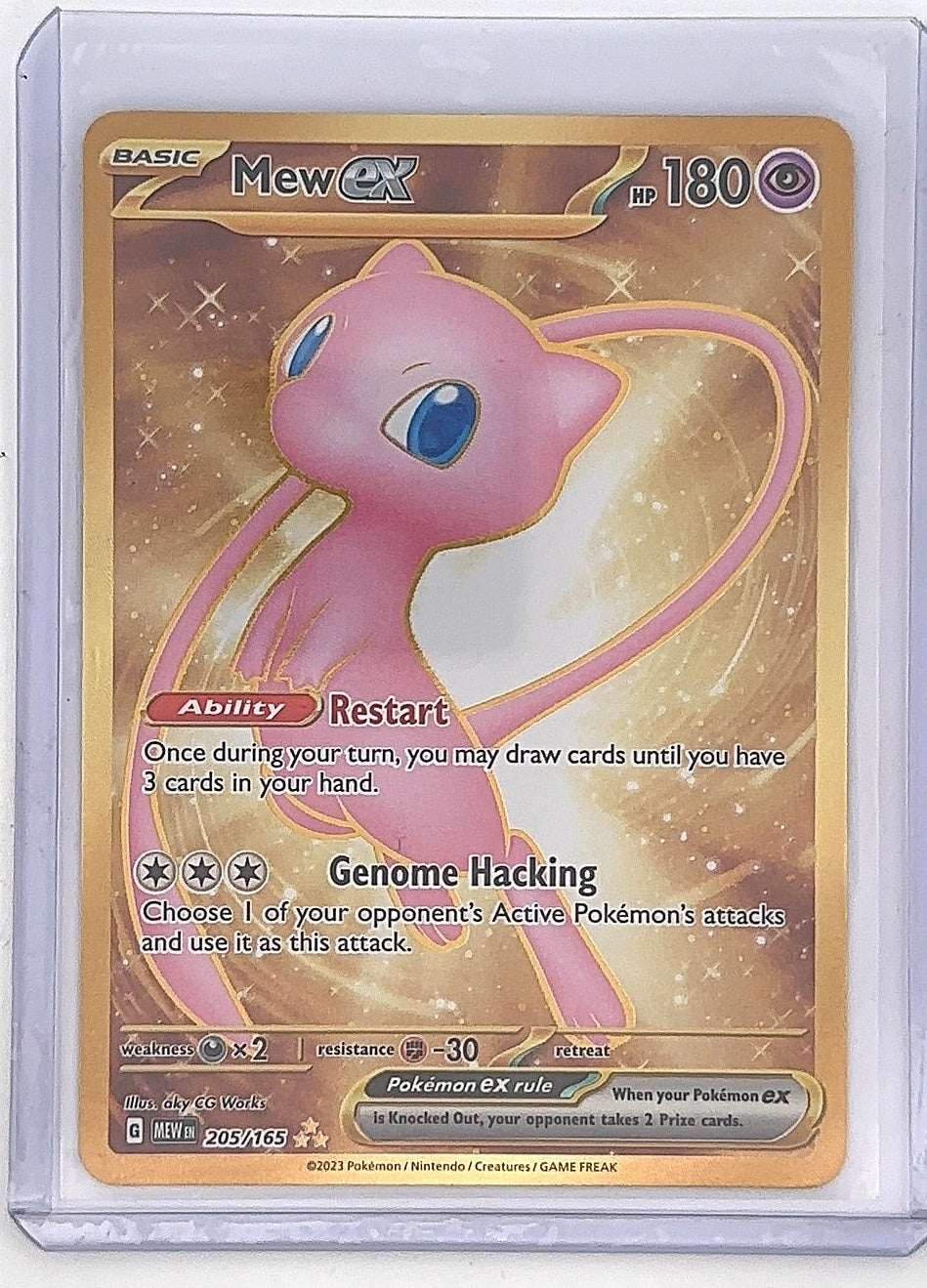Mew ex - 205/165 #205/165 — front