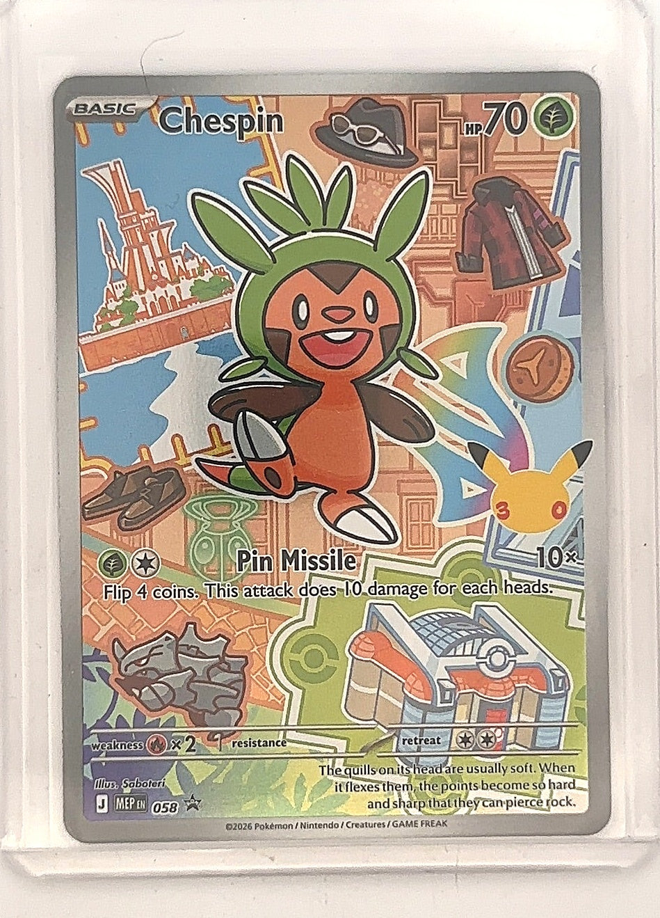 Chespin -  058 #058 — front