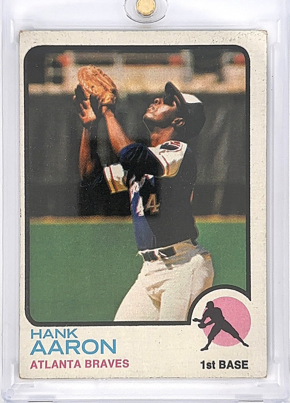1973 Topps Hank Aaron #100 — front