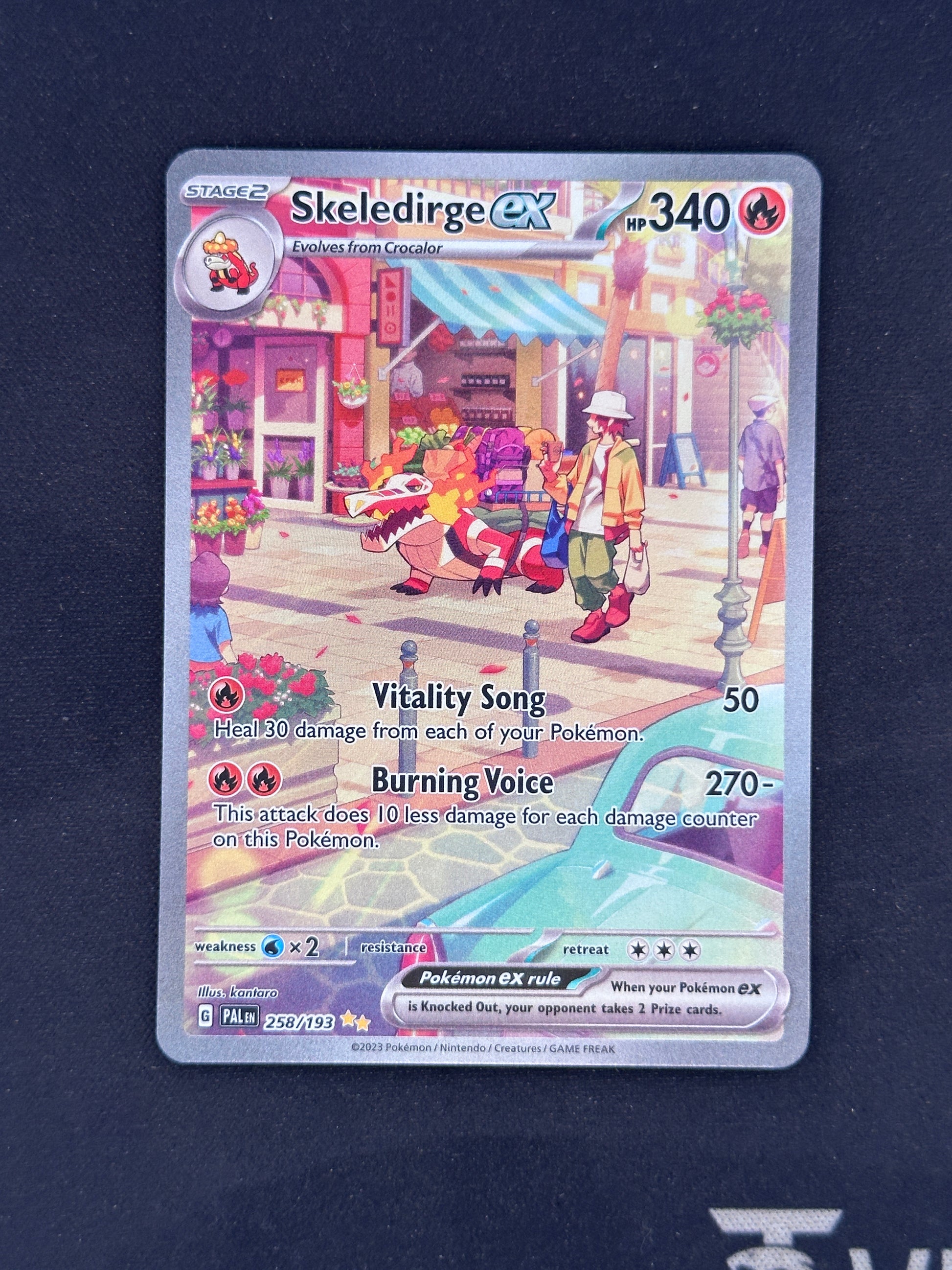 Skeledirge ex - 258/193 SV02: Paldea Evolved #258/193 — front
