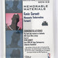 2004 Topps Contemporary Collection Memorable Materials Kevin Garnett #MEM-KG 40/50 — back