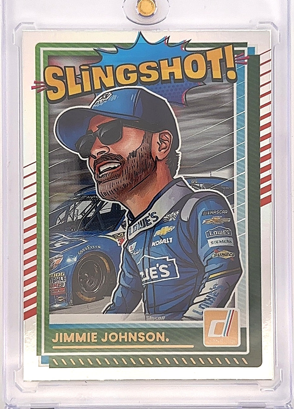 Racing Cards 2025 Panini Donruss NASCAR Slingshot Jimmie Johnson #6 — front