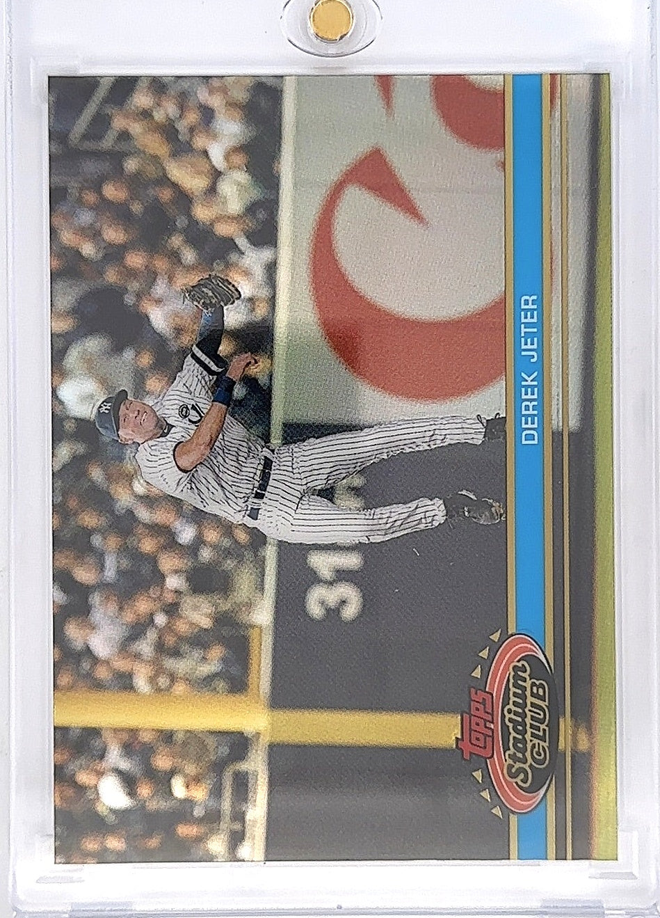 2021 Stadium Club Chrome Derek Jeter [Refractor] #76 — front
