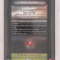 Mike Evans Field Access Autograph #20 — back