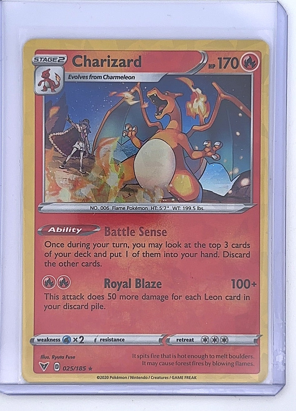 Charizard #025/185 — front